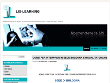 Tablet Screenshot of lis-learning.com